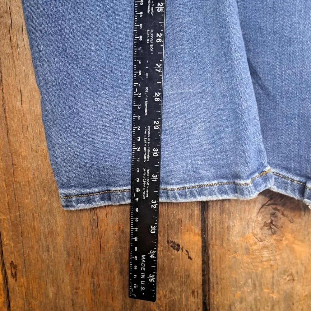 Western Americana Flare Boho Festival Judy Women's Blue Jeans Size 9/29 Boot Cut